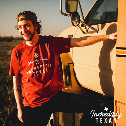 Extremely Proud & Incredibly Texan™ Original Tee | Red River Rust
